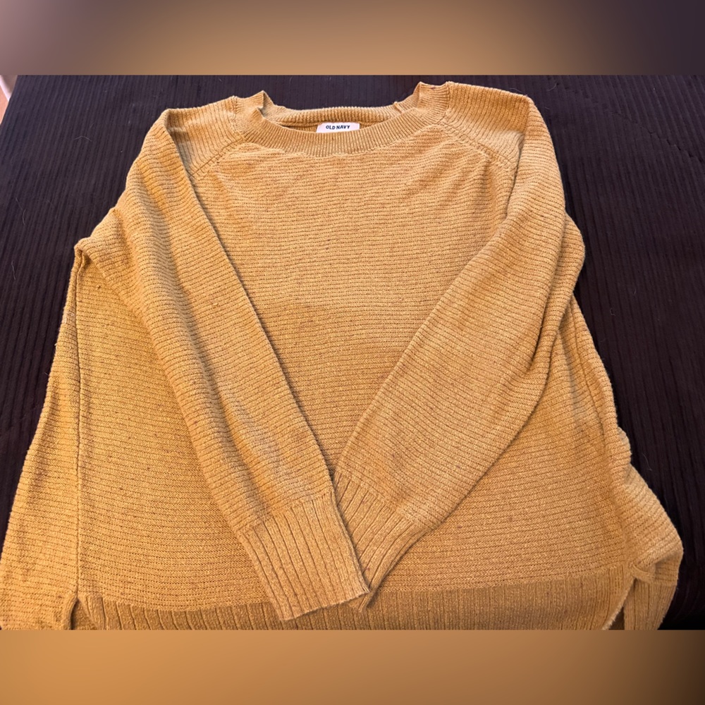 Old Navy Mustard Yellow Sweater